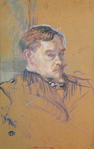 Monsieur Romain Coolus by Henri de Toulouse Lautrec